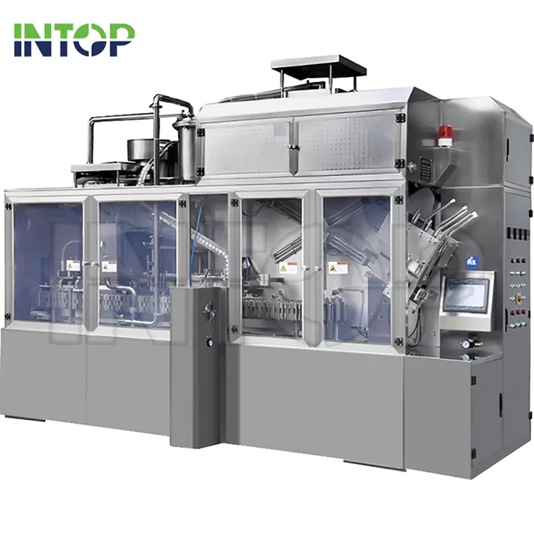 Gable Top ստվարաթղթե լցոնման մեքենա